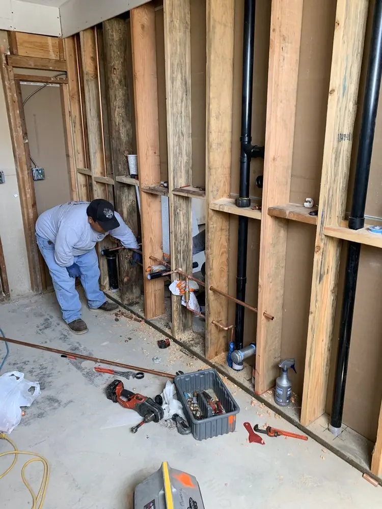 Commercial rough-in plumbing for Gas Line Repair in Ashland